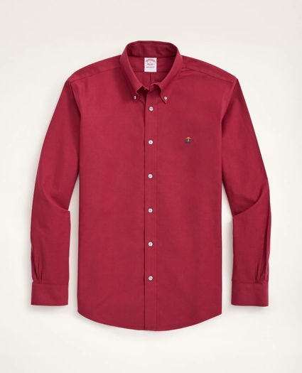 Stretch Madison Relaxed-Fit Sport Shirt, Non-Iron Oxford Button Down Collar, image 1