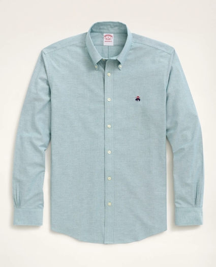 Stretch Madison Relaxed-Fit Sport Shirt, Non-Iron Oxford Button Down Collar, image 1