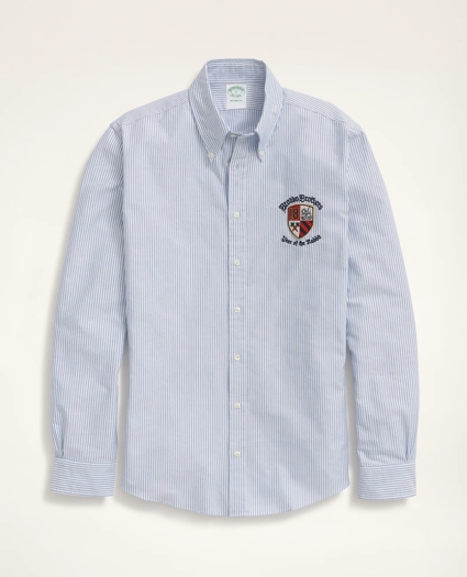 Men's Lunar New Year Slim-Fit Milano Oxford, Button Down Collar Candy Stripe, image 1