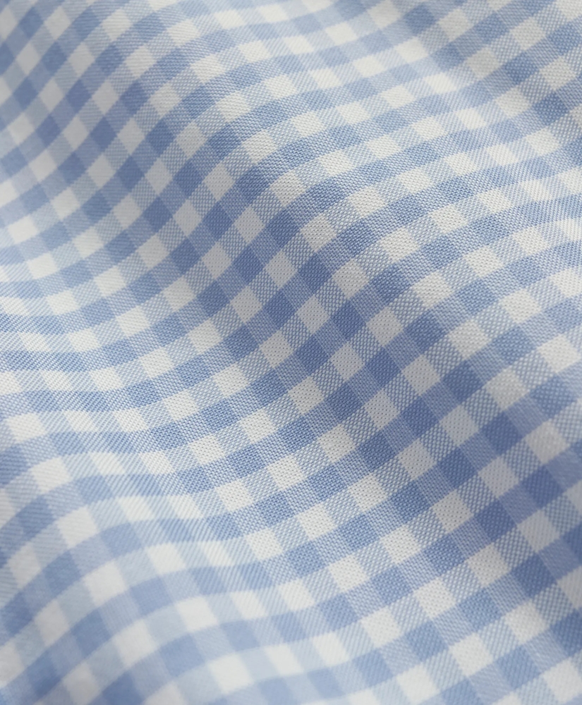 Stretch Non-Iron Oxford Button-Down Collar, Gingham Sport Shirt, image 3