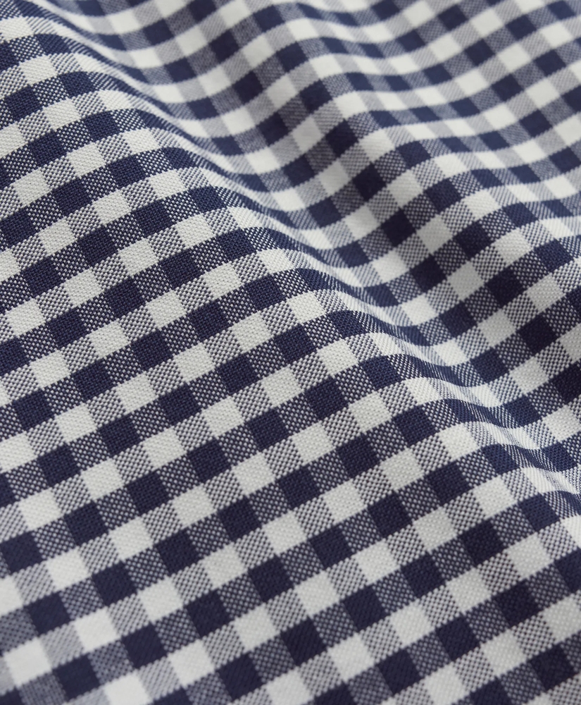 Stretch Non-Iron Oxford Button-Down Collar, Gingham Sport Shirt, image 3