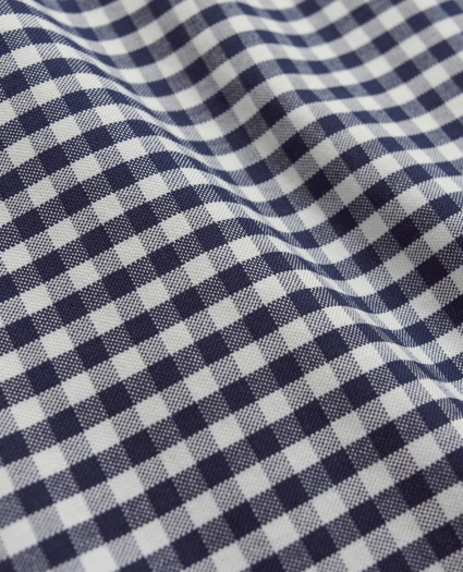 Stretch Non-Iron Oxford Button-Down Collar, Gingham Sport Shirt, image 3
