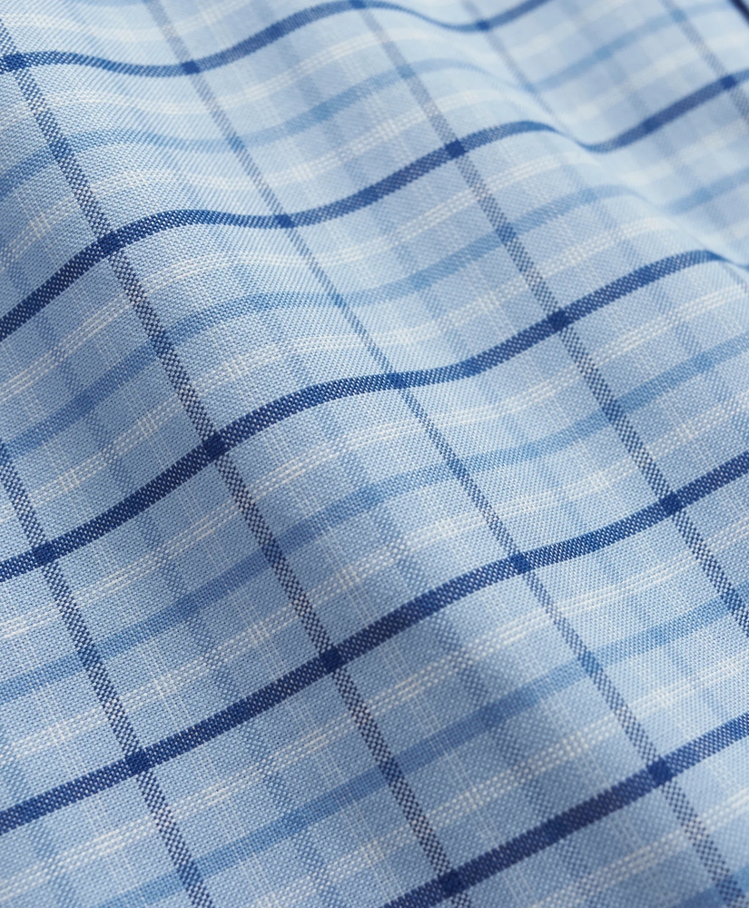 Stretch Non-Iron Oxford Button-Down Collar, Check Sport Shirt, image 3