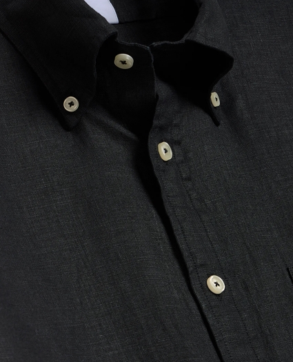 Irish Linen Short-Sleeve Sport Shirt, image 2