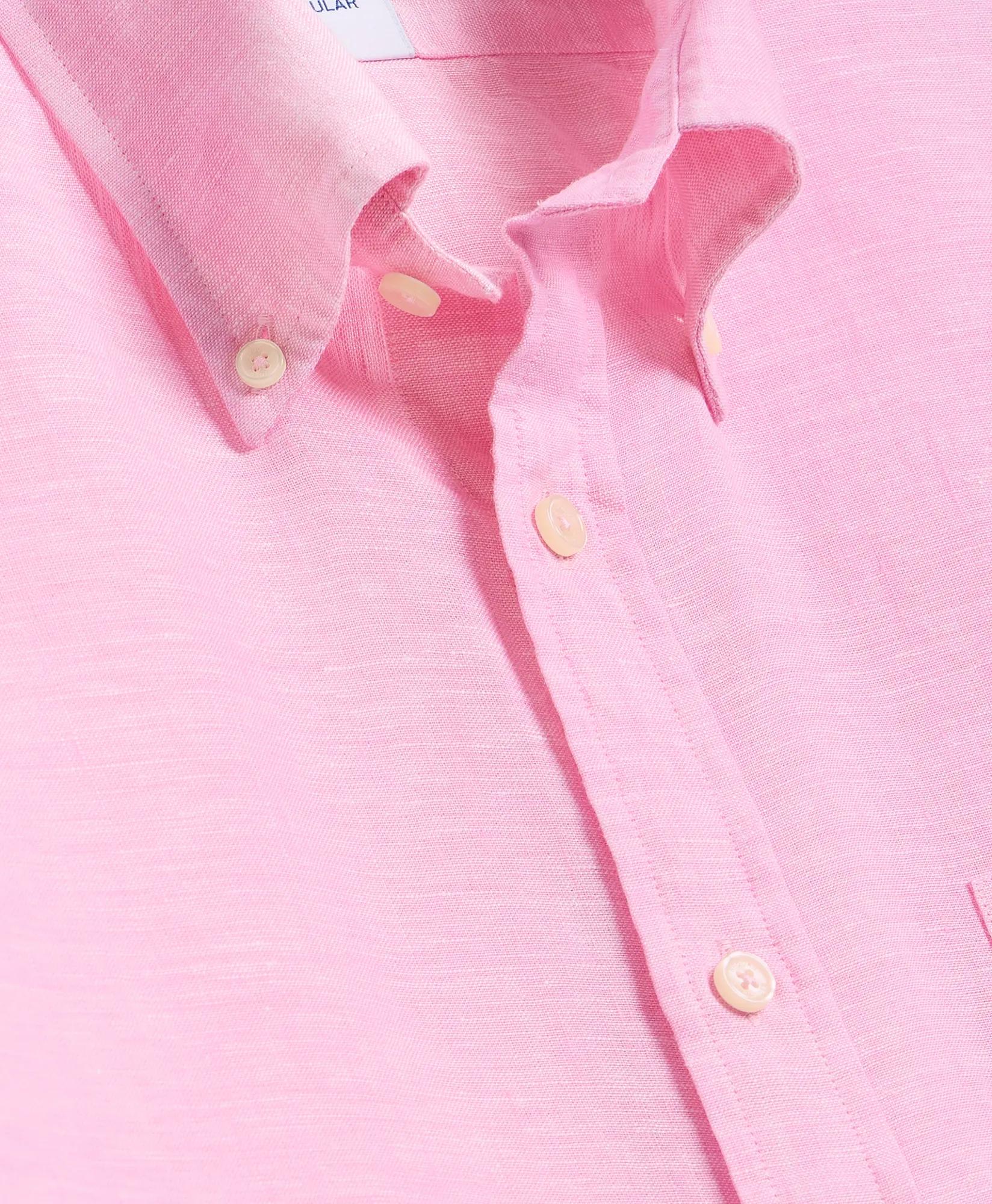 Irish Linen Short-Sleeve Sport Shirt, image 2