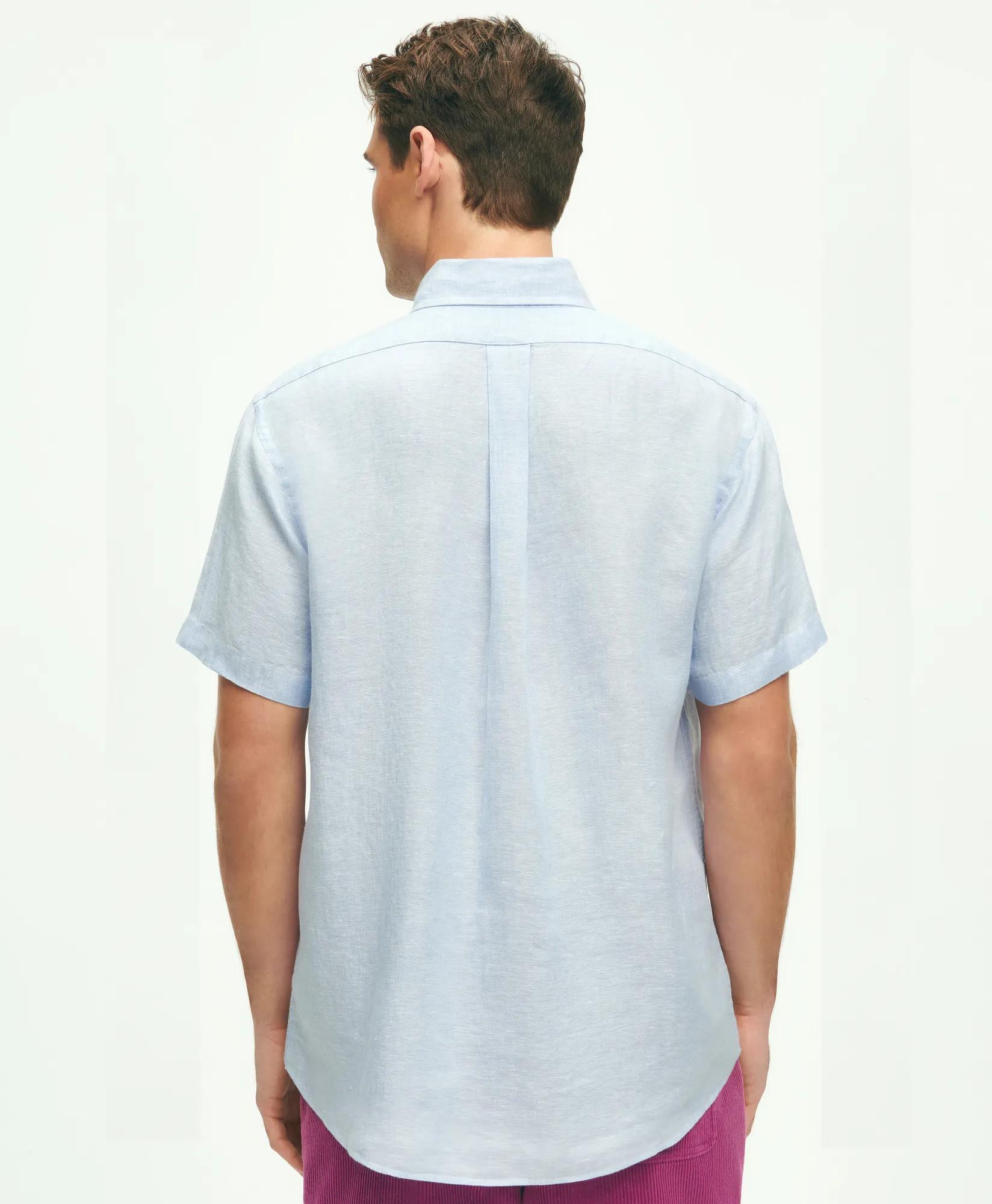 Irish Linen Short-Sleeve Sport Shirt