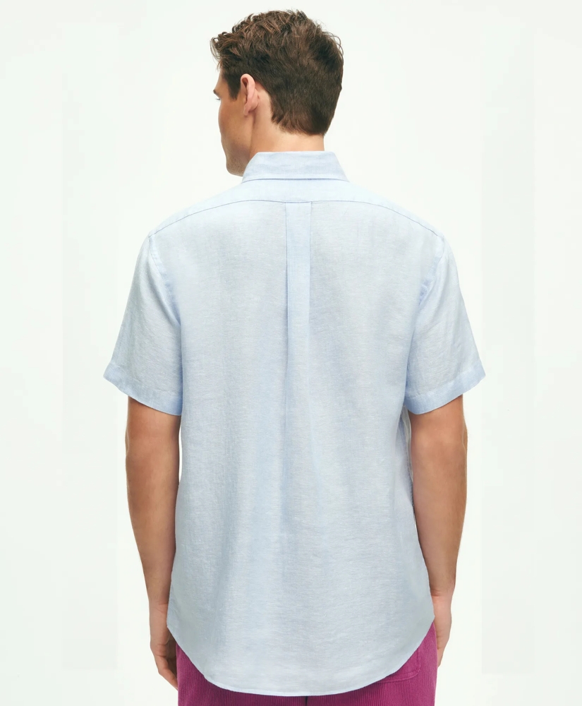 Irish Linen Short-Sleeve Sport Shirt, image 2
