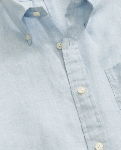 Irish Linen Short-Sleeve Sport Shirt, image 4