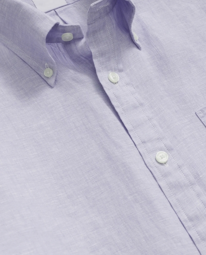 Irish Linen Short-Sleeve Sport Shirt, image 2