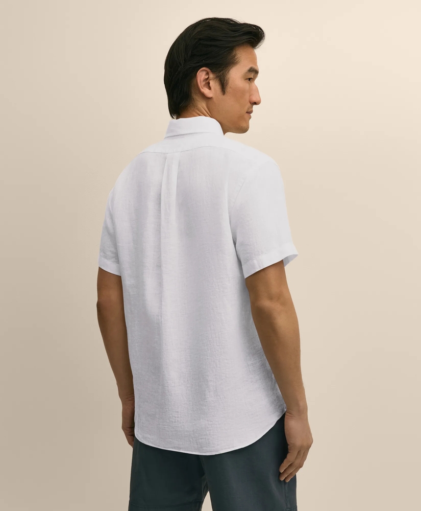 Irish Linen Short-Sleeve Sport Shirt, image 3