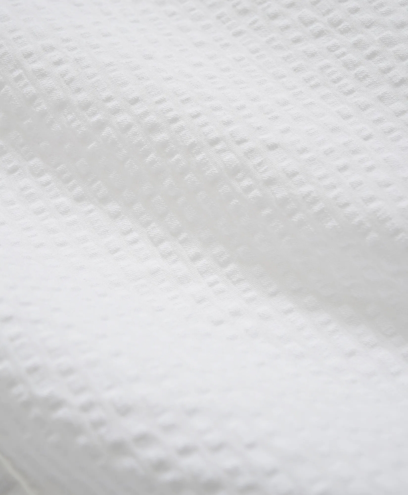 Washed Cotton Seersucker Button-Down Collar Sport Shirt, image 3