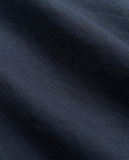 Irish Linen Camp Collar Short-Sleeve Sport Shirt, image 3
