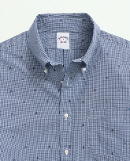 Friday Shirt, Poplin Anchor Print, image 2