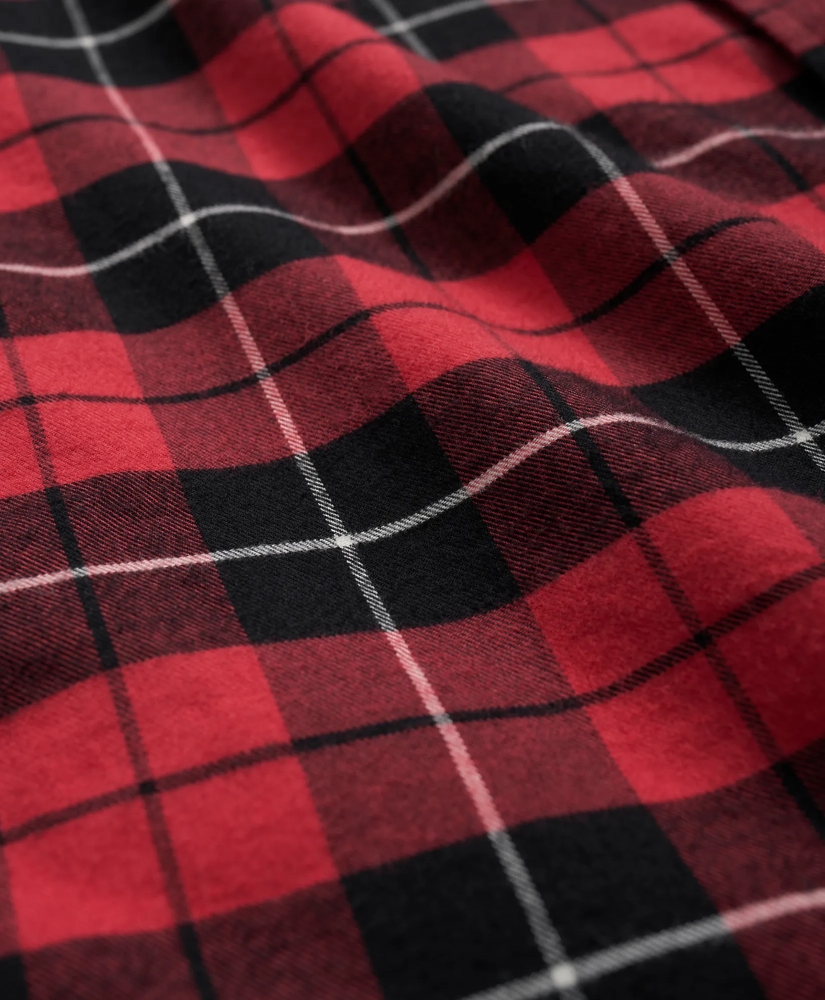 Portuguese Flannel Polo Button Down Collar, Plaid Shirt, image 3