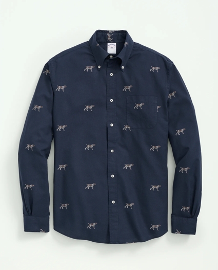 Friday Shirt, Poplin Pointer Motif, image 1