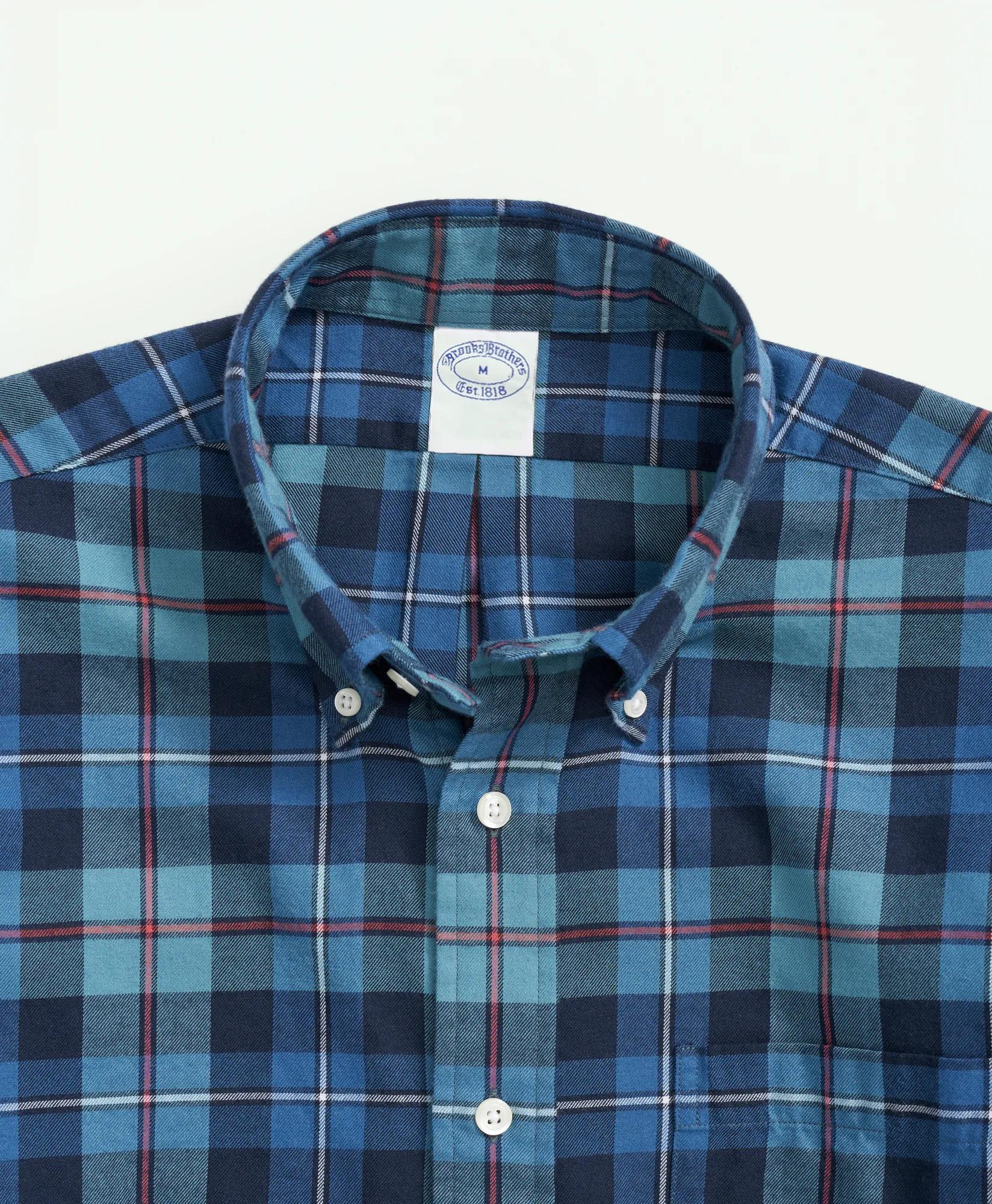 Archival Brushed Twill Tartan Shirt, image 2