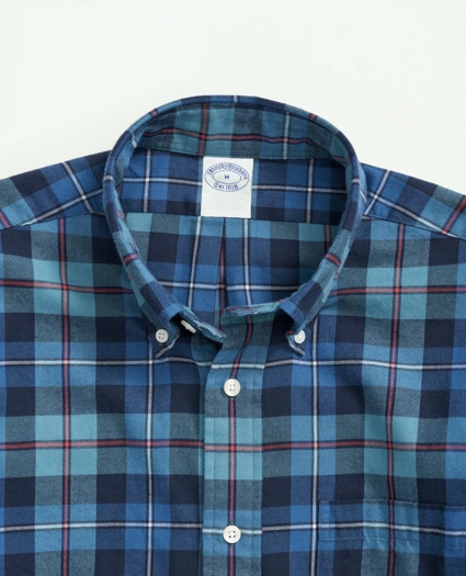 Archival Brushed Twill Tartan Shirt, image 2