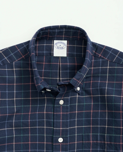 Archival Brushed Twill Plaid Shirt, image 2
