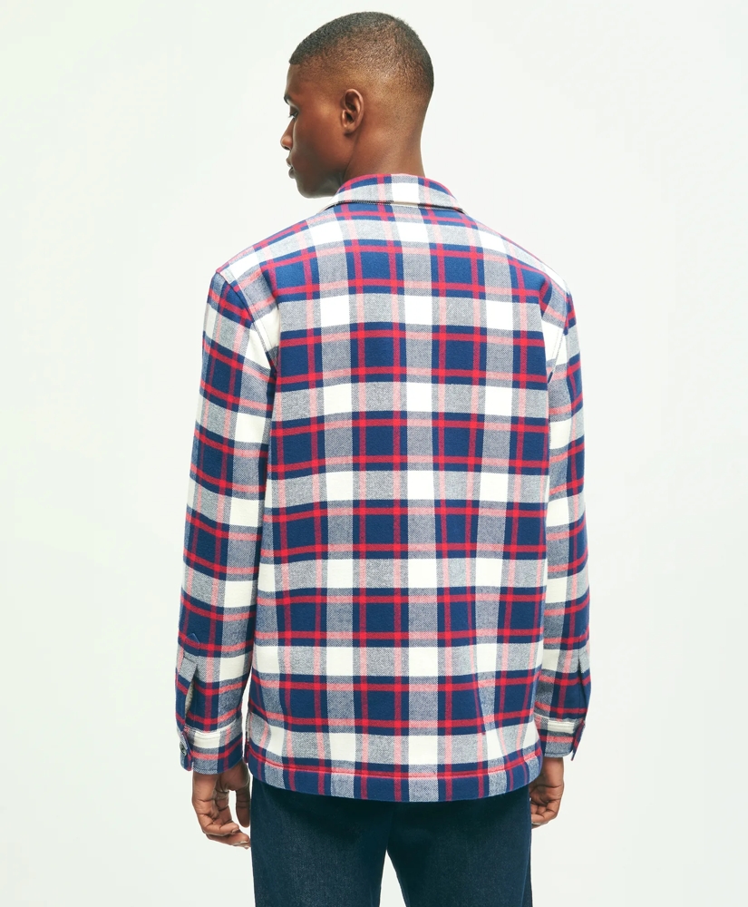 Cotton Teddy Fleece Lined Shirt Jacket, image 3