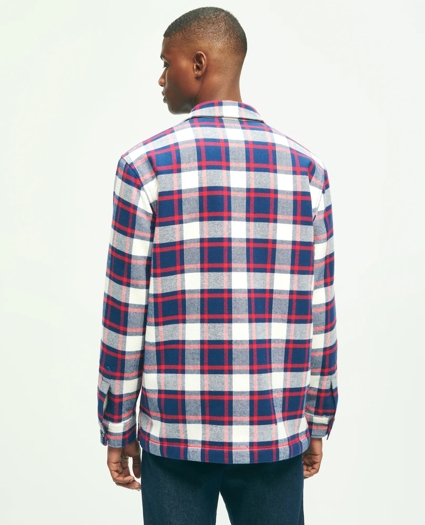 Cotton Teddy Fleece Lined Shirt Jacket, image 3