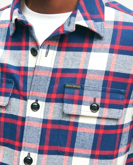 Cotton Teddy Fleece Lined Shirt Jacket, image 5