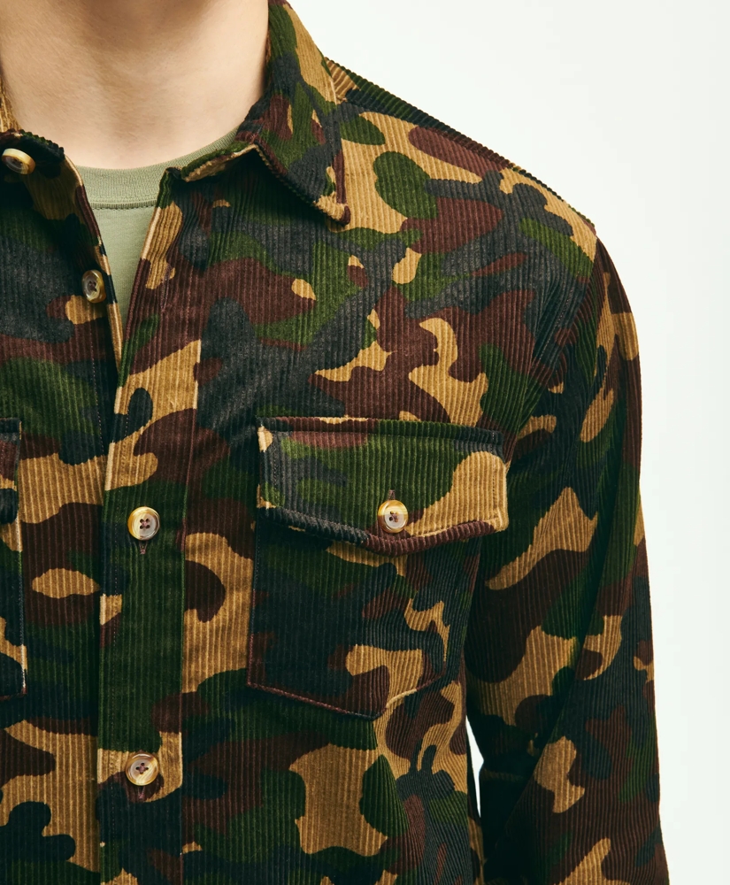 Stretch Cotton Corduroy Shirt Jacket, image 4