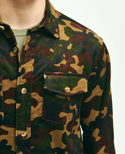 Stretch Cotton Corduroy Shirt Jacket, image 4
