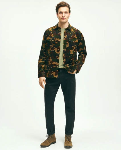 Stretch Cotton Corduroy Shirt Jacket, image 6