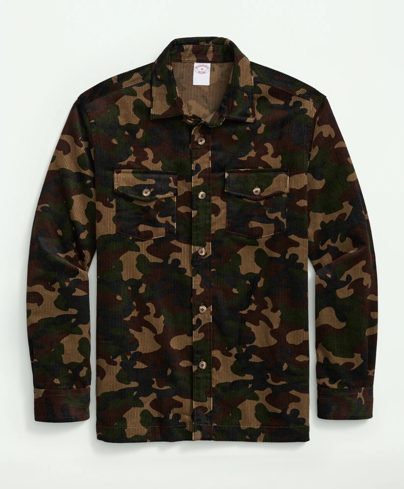 Stretch Cotton Corduroy Shirt Jacket, image 7
