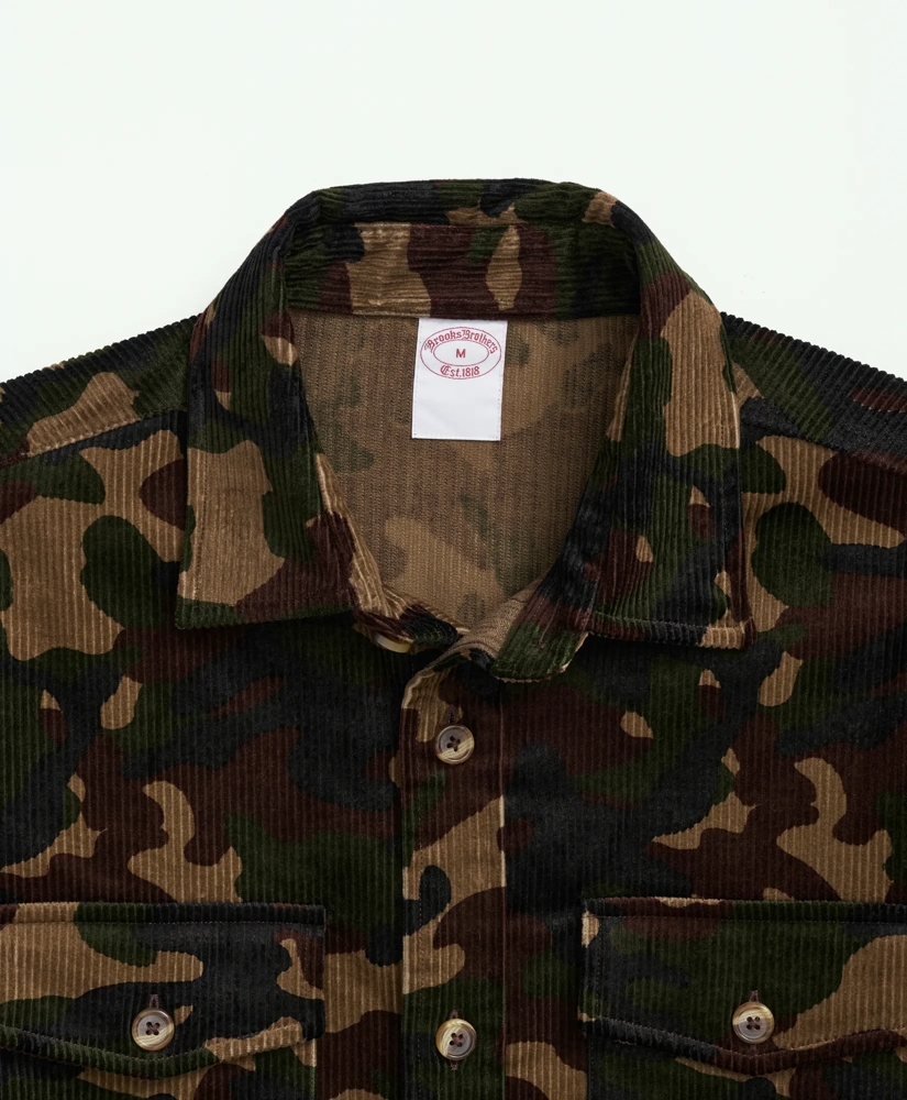 Stretch Cotton Corduroy Shirt Jacket, image 8