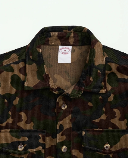 Stretch Cotton Corduroy Shirt Jacket, image 8