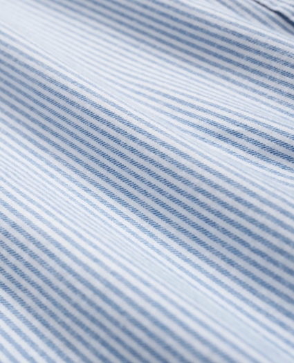 Portuguese Flannel Polo Button Down Collar, Striped Shirt, image 3