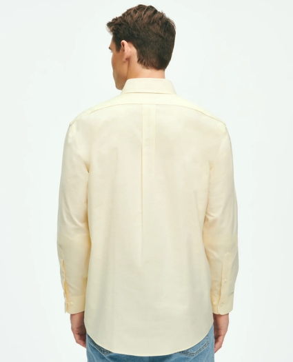 Stretch  Cotton Non-Iron Oxford Polo Button Down Collar Shirt, image 3