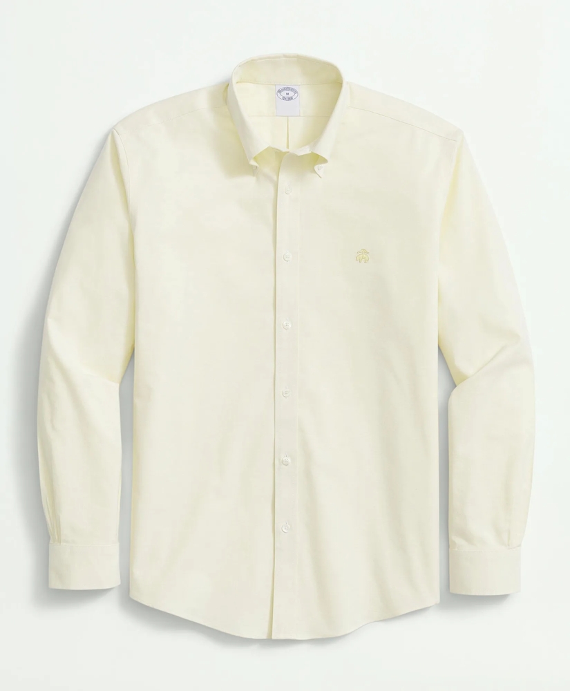 Stretch  Cotton Non-Iron Oxford Polo Button Down Collar Shirt, image 2