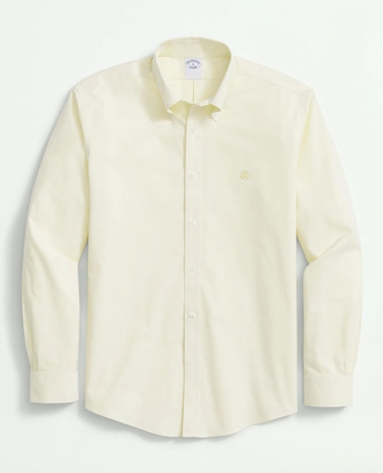 Stretch  Cotton Non-Iron Oxford Polo Button Down Collar Shirt, image 2