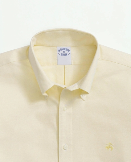 Stretch  Cotton Non-Iron Oxford Polo Button Down Collar Shirt, image 4