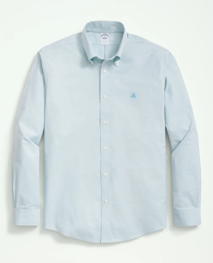 Stretch  Cotton Non-Iron Oxford Polo Button Down Collar Shirt, image 1