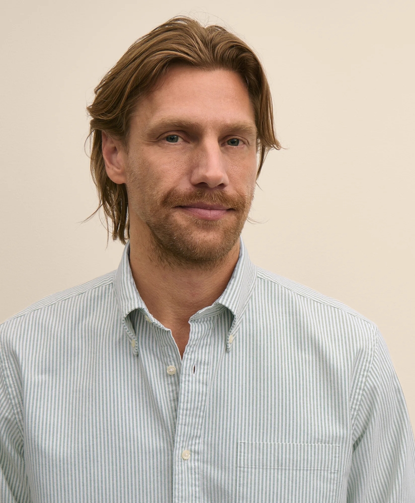 Friday Oxford Shirt, Candy Striped, image 2