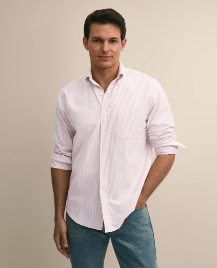 Friday Oxford Shirt, Candy Striped, image 1