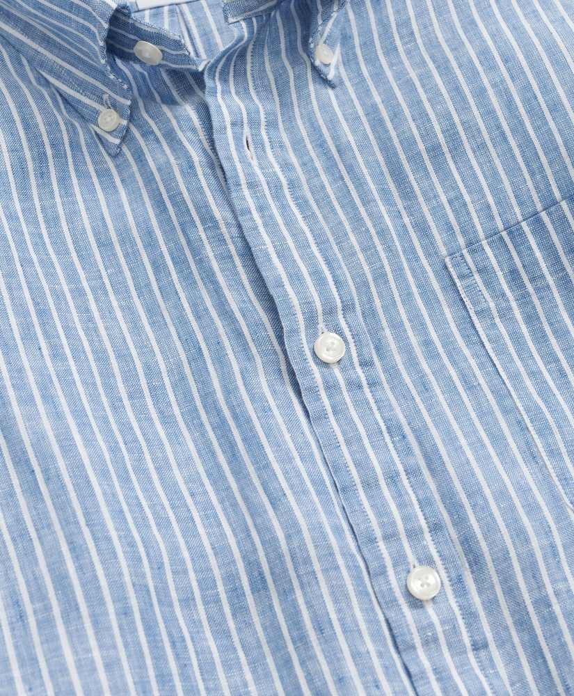 Irish Linen Striped Sport Shirt