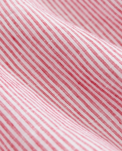 Irish Linen Striped Sport Shirt, image 3