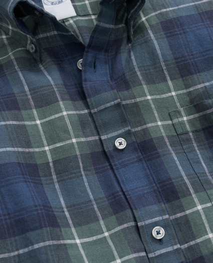 Irish Linen Tartan Sport Shirt, image 2