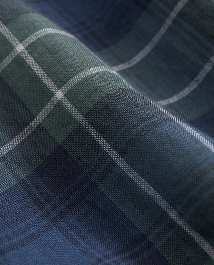 Irish Linen Tartan Sport Shirt, image 3