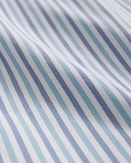 Performance Series Stretch Button-Down Collar, Striped Sport Shirt, image 3
