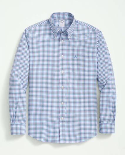 Performance Series Stretch Button-Down Collar, Checked Sport Shirt, image 1