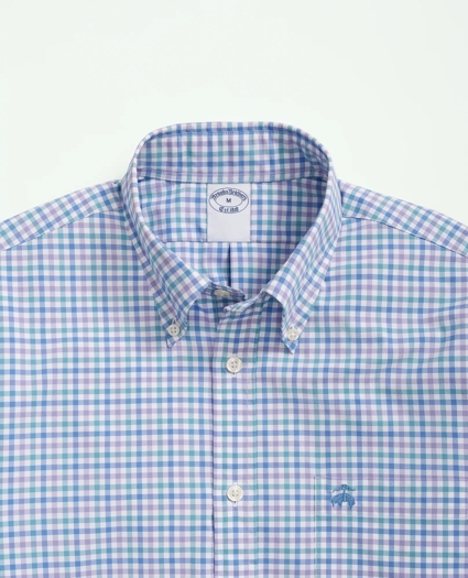 Performance Series Stretch Button-Down Collar, Checked Sport Shirt, image 2
