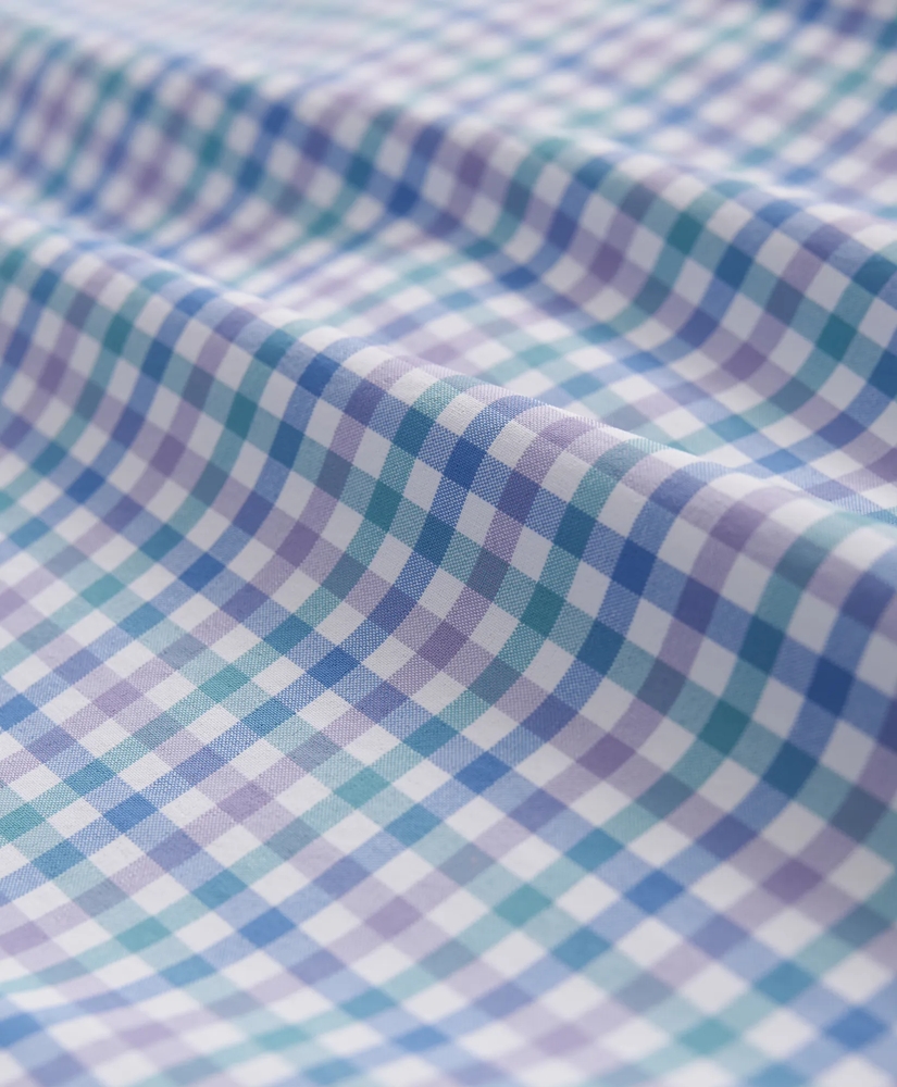 Performance Series Stretch Button-Down Collar, Checked Sport Shirt, image 3