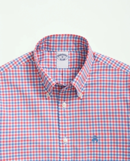 Performance Series Stretch Button-Down Collar, Checked Sport Shirt, image 2