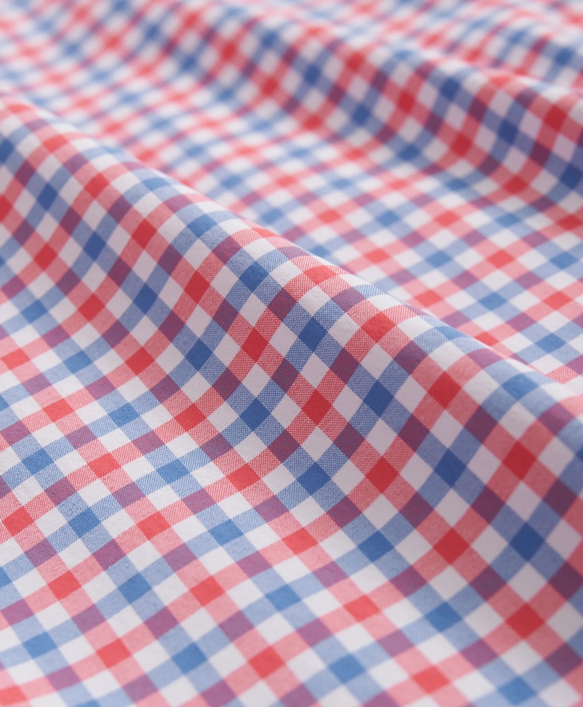Performance Series Stretch Button-Down Collar, Checked Sport Shirt, image 3