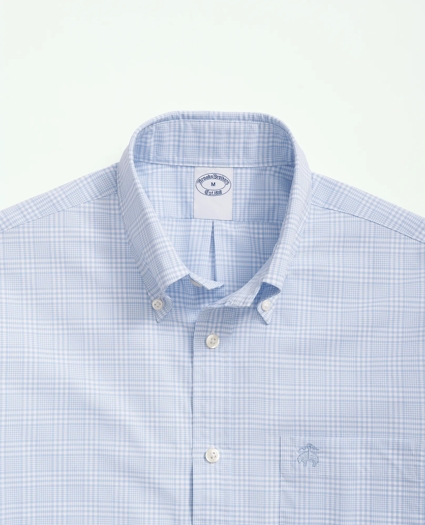 Performance Series Stretch Button-Down Collar, Windowpane Sport Shirt, image 2